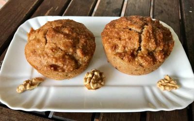 Muffin al cocco con albicocche senza lattosio