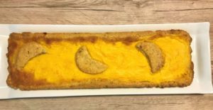 Crostata alla lavanda con crema pasticcera all'arancello